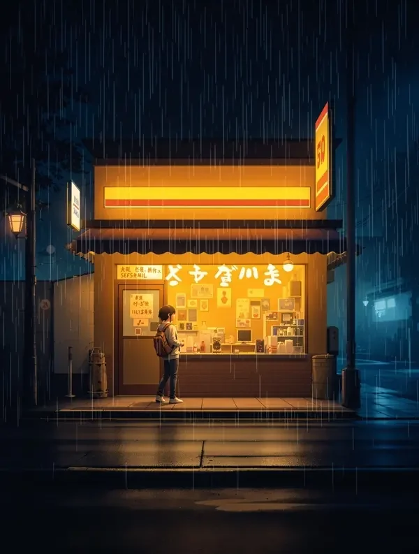 A1黄短剧《深夜便利店》封面