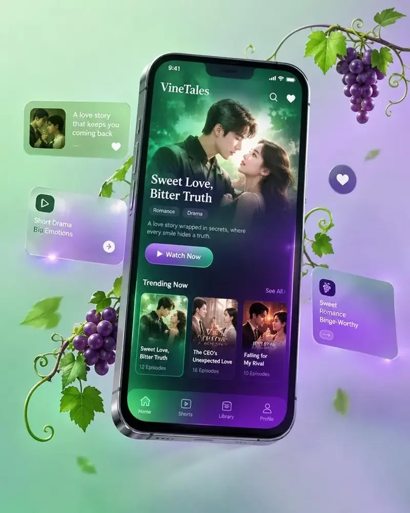 A1黄短剧 APP 界面展示